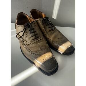 Florsheim Royal Imperial Wingtip Brogue Shoes | Made in Italy | Leather | EU 41